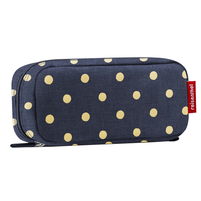 Reisenthel Multicase Toilettas Make-Up Etui - 1,5L - Metallic Dots Blue Blauw